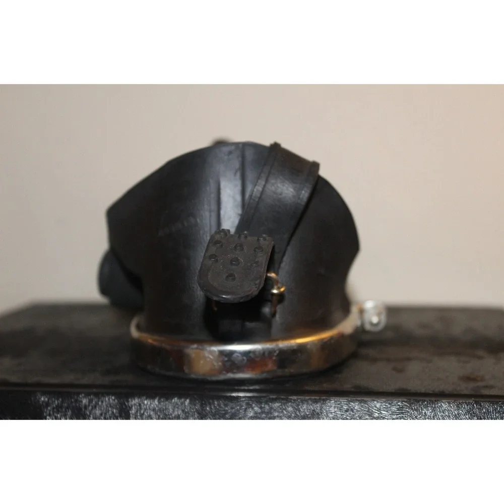 VINTAGE 1960's NEMROD REGENT CLASSIC BLACK OVAL SCUBA DIVING MASK -Made in Japan